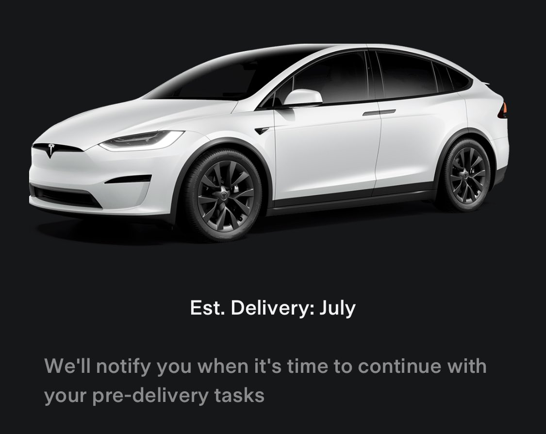 NuHead's tweet photo. Is everyone having the same problem as me?
#Tesla pleaded order in June last year, and this is the fifth time the delivery date got pushed out. https://t.co/0PQ00GTKqK
