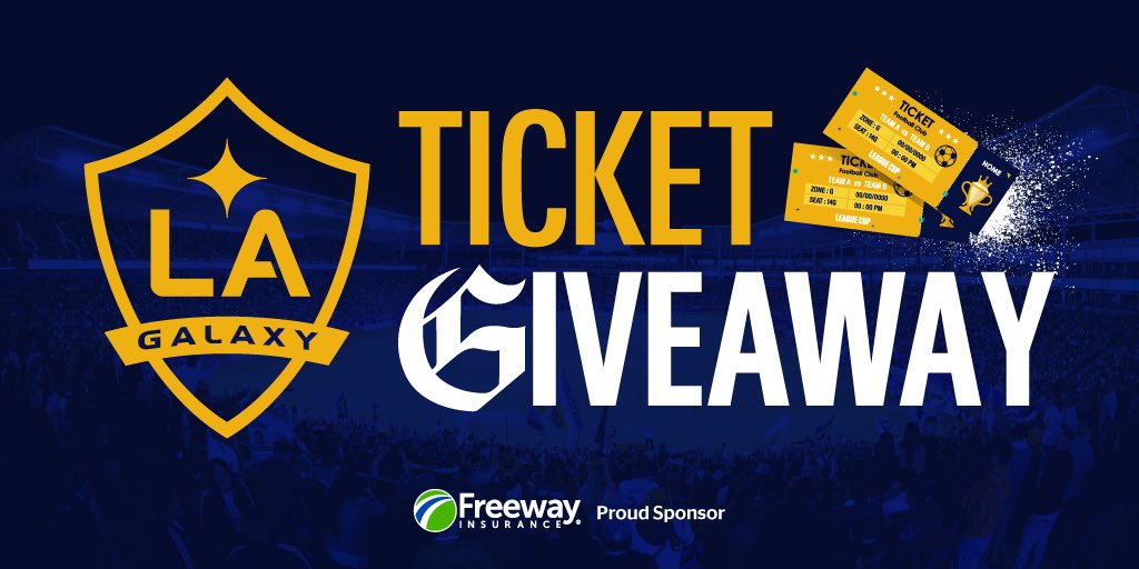 To celebrate our 2022 partnership with the <a href="/LAGalaxy/">LA Galaxy</a>, we will be giving away tickets to the upcoming home game on February 27th!! ⚽️   To enter:  ✔️ ￼♥️ this Tweet  ✔️ Follow our account ✔️ RT this post
 Winners will be selected on Tues, Feb. 22nd!  #LAGalaxy #Giveaway