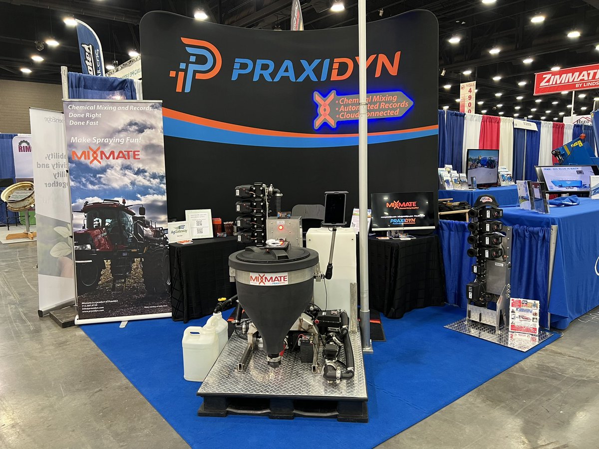 Praxidyn's tweet photo. Busy day at the #NFMS22. We have mixed 15 batches so far. Automated chemical blending by #mixmate. Booth #4724 in the North wing. https://t.co/n0iewsr41A