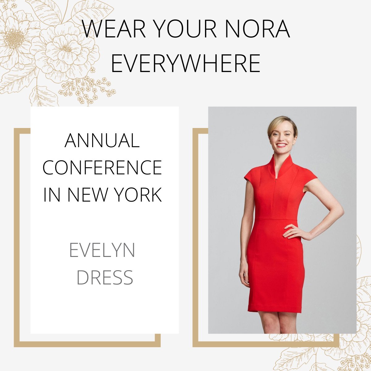 NoraGardnerInfo's tweet photo. Wear your Nora everywhere! Going to an annual conference? Check out this look!

Shop the Evelyn Dress here: https://t.co/dcEJDajXFr https://t.co/ImnSRi8csu