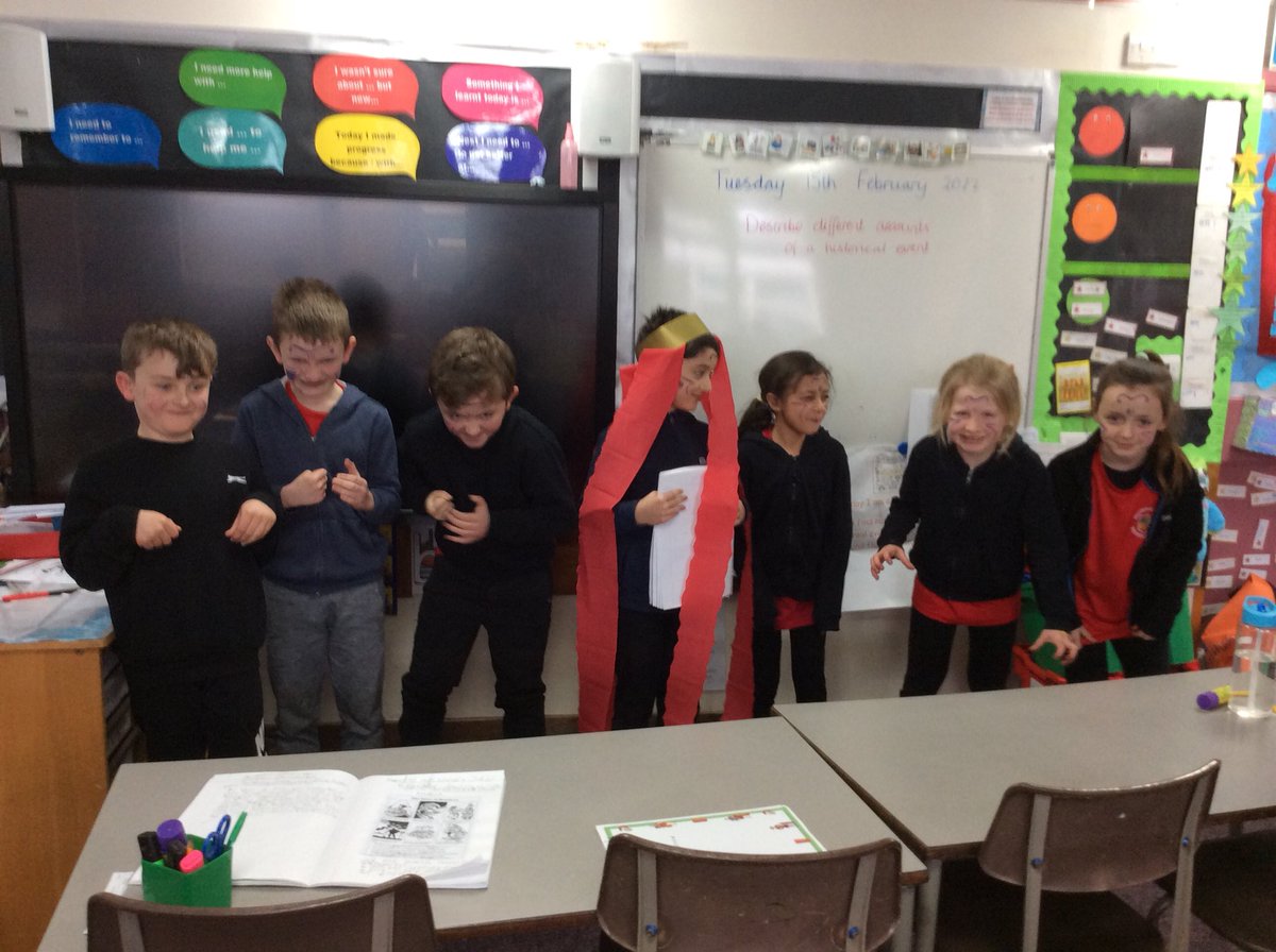 MelthamMoor's tweet photo. We have been studying Boudicca’s rebellion in history. We did some performance work and a few children were able to dress up as Boudicca and some were her Celtic followers. They were a pretty fearsome bunch!
#Year3 #MMHistory https://t.co/pCXEjKMsqN