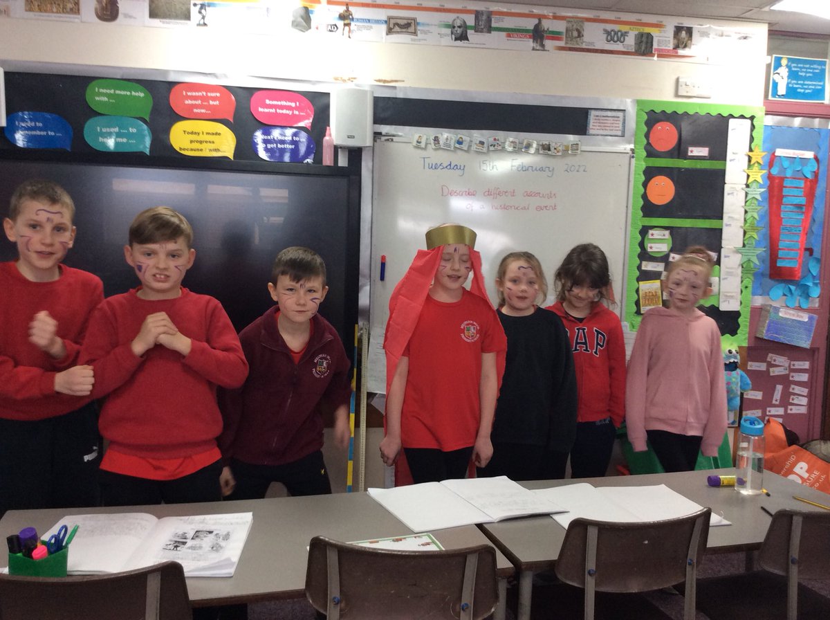 MelthamMoor's tweet photo. We have been studying Boudicca’s rebellion in history. We did some performance work and a few children were able to dress up as Boudicca and some were her Celtic followers. They were a pretty fearsome bunch!
#Year3 #MMHistory https://t.co/pCXEjKMsqN