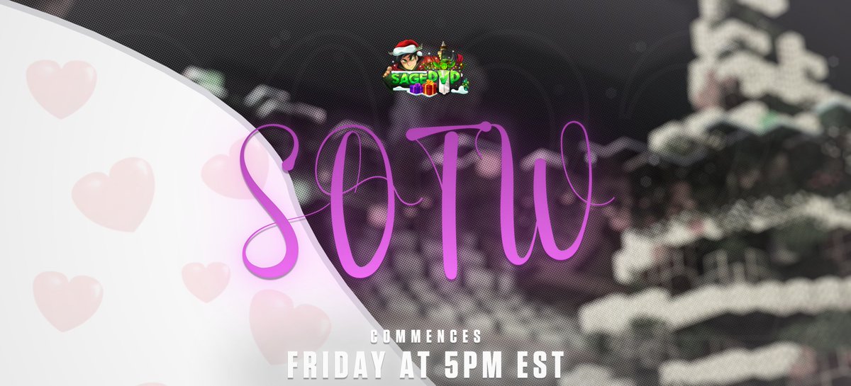 SagePvPORG's tweet image. Valentine's Update final week takes place Friday at 5PM EST. 🤍

Post: sagepvp.org/final

🎉We're giving away the following:

🤍3x Olympus Ranks
💜5x Kronos Ranks
🤍10x Legendary Lootbox *NEW*
💜64x Valentines Keys

Like, RT, Comment IGN, and follow @SagePvPORG to enter!❤️