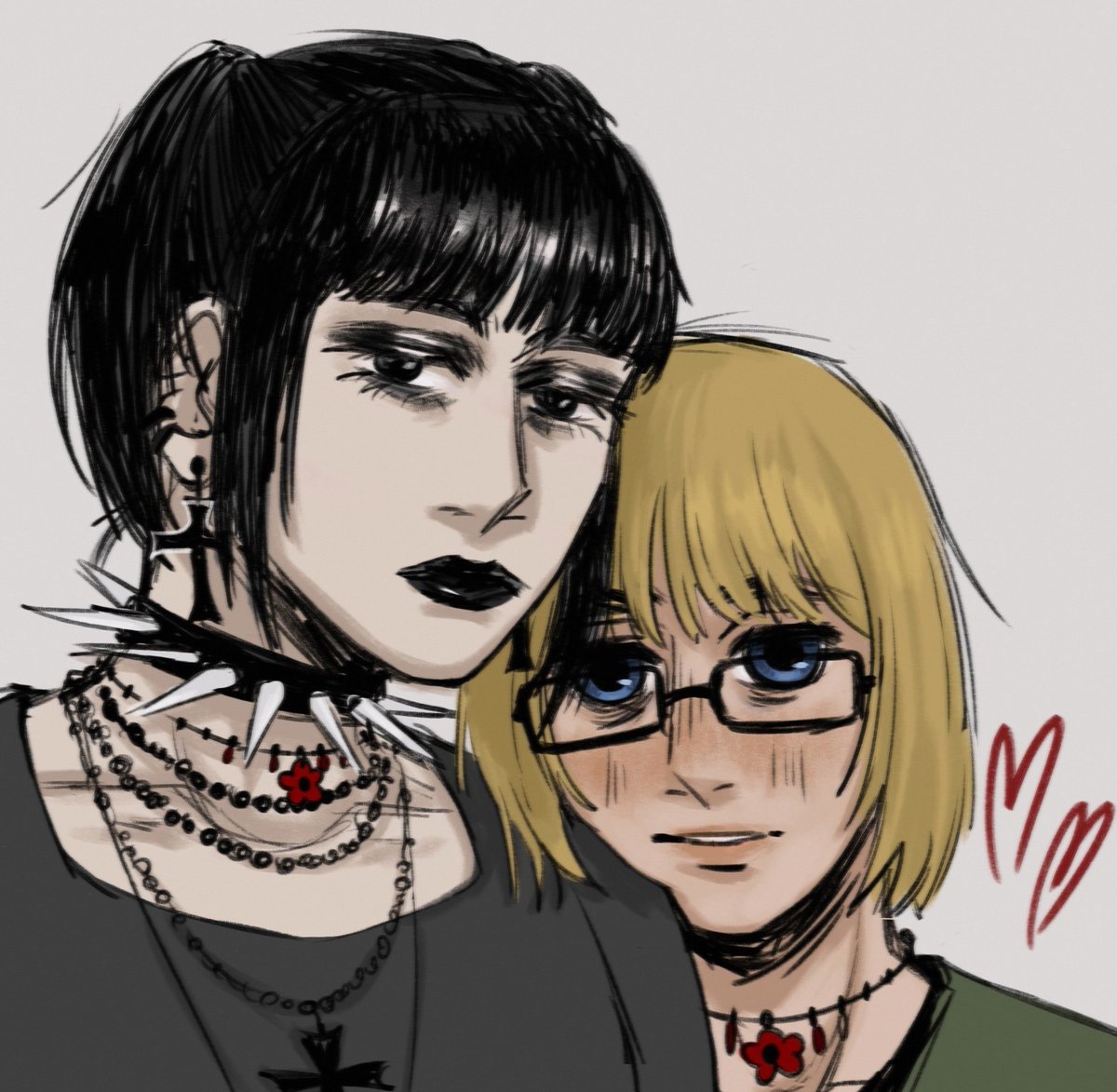LUMJJ6's tweet photo. trying  to  fight  my  arblock  with  #arumika #arminarlert #mikasaackerman https://t.co/KSDqCbh1n0