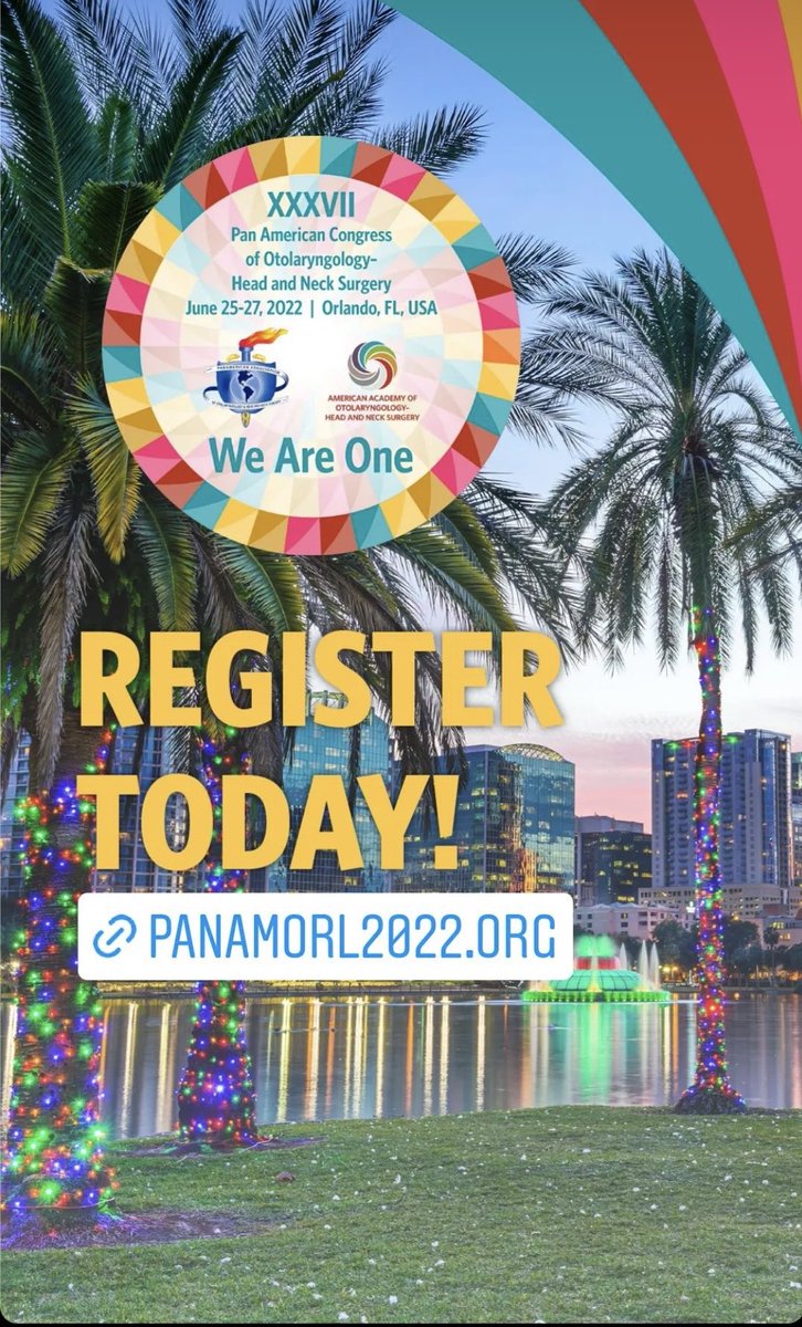 Jacqueline Alvarado (@jacqueline1orl) on Twitter photo Congreso Panamericano de Otorrinolaringología. Orlando USA 25-27 junio 2022 .                           panamorl2022.org #otorrinolaringologia #orl #panamericano #congreso #orl #sinusitis #otitis Congreso Panamericano de Otorrinolaringología. Orlando USA 25-27 junio 2022 .                           panamorl2022.org #otorrinolaringologia #orl #panamericano #congreso #orl #sinusitis #otitis