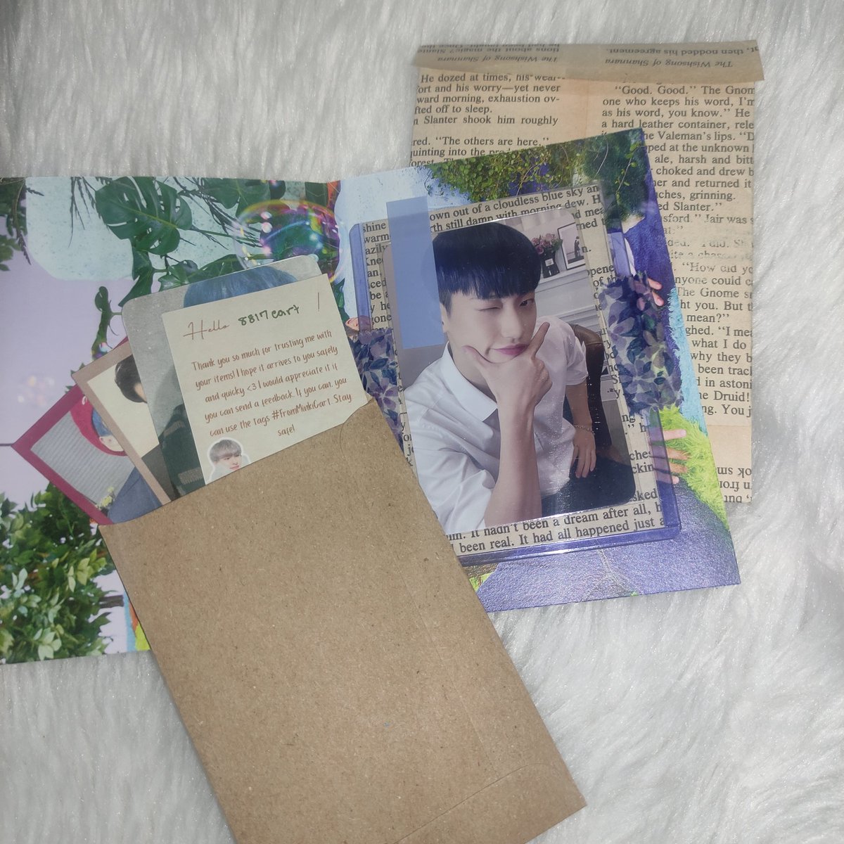 wtbkai's tweet photo. [#wtbkaimails💌]
— @minkicart #FromMinkiCart
san mmt is home too! 🥰 the wait was worth it hehe thank you for packing it safely and for the freebies too! ❤️ https://t.co/FPH0sqGTJS