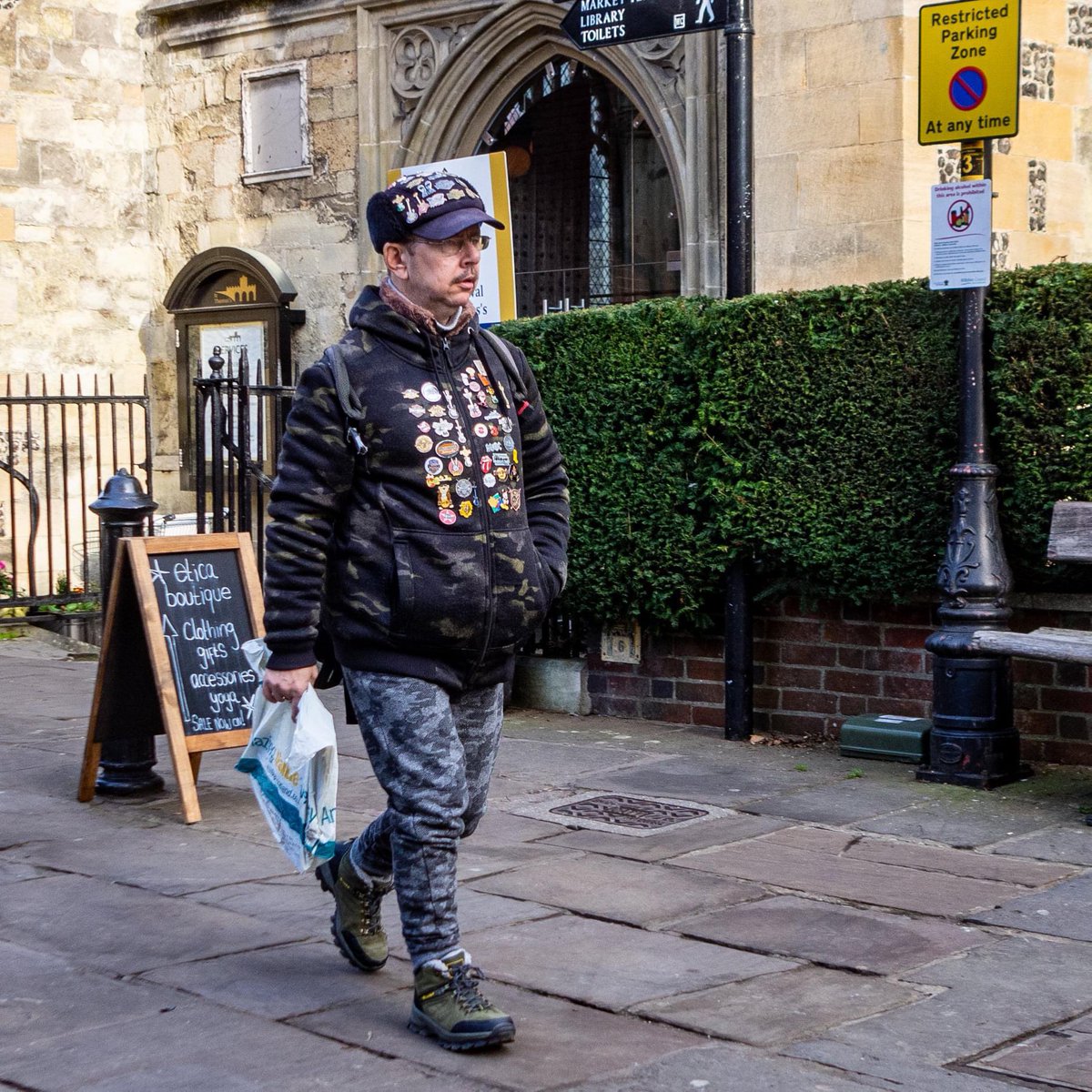 Badger - #streetphotography #Salisburyhour #storiesofthestreet #OMSYSTEM