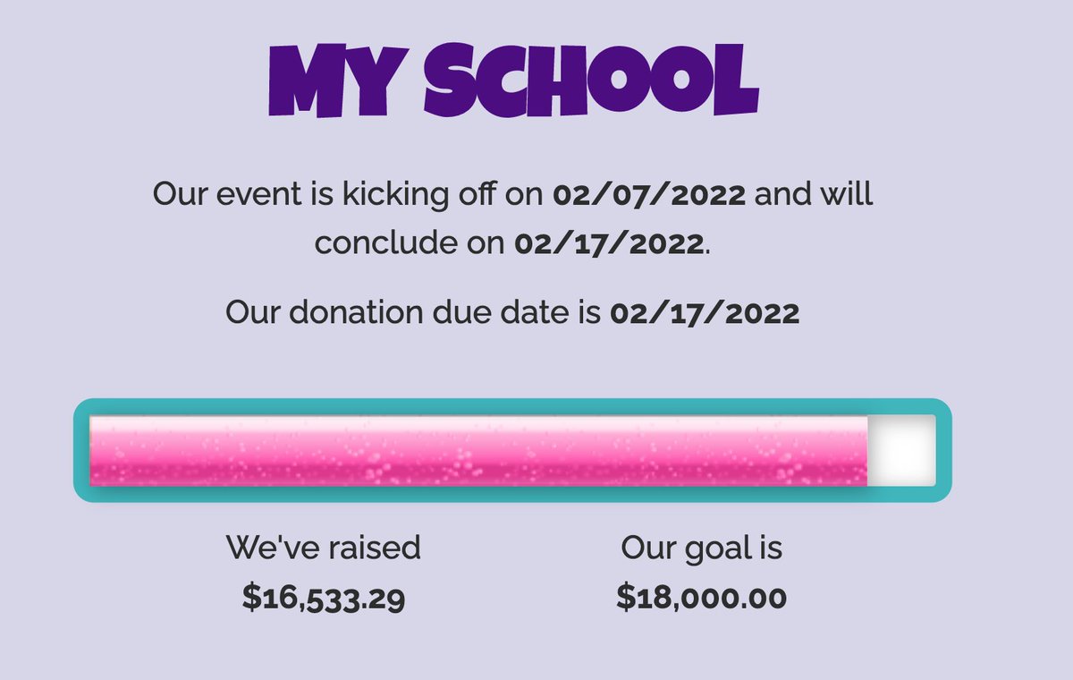 Day 10 Update: <a href="/VHCahabaHeights/">VH CahabaHeights</a> we are so close! It's not too late to join <a href="/KidsHeartChall/">Kids Heart Challenge</a>! Last chance! Collection continues through tomorrow (February 17)! <a href="/vhcschools/">Vestavia Hills City Schools</a>