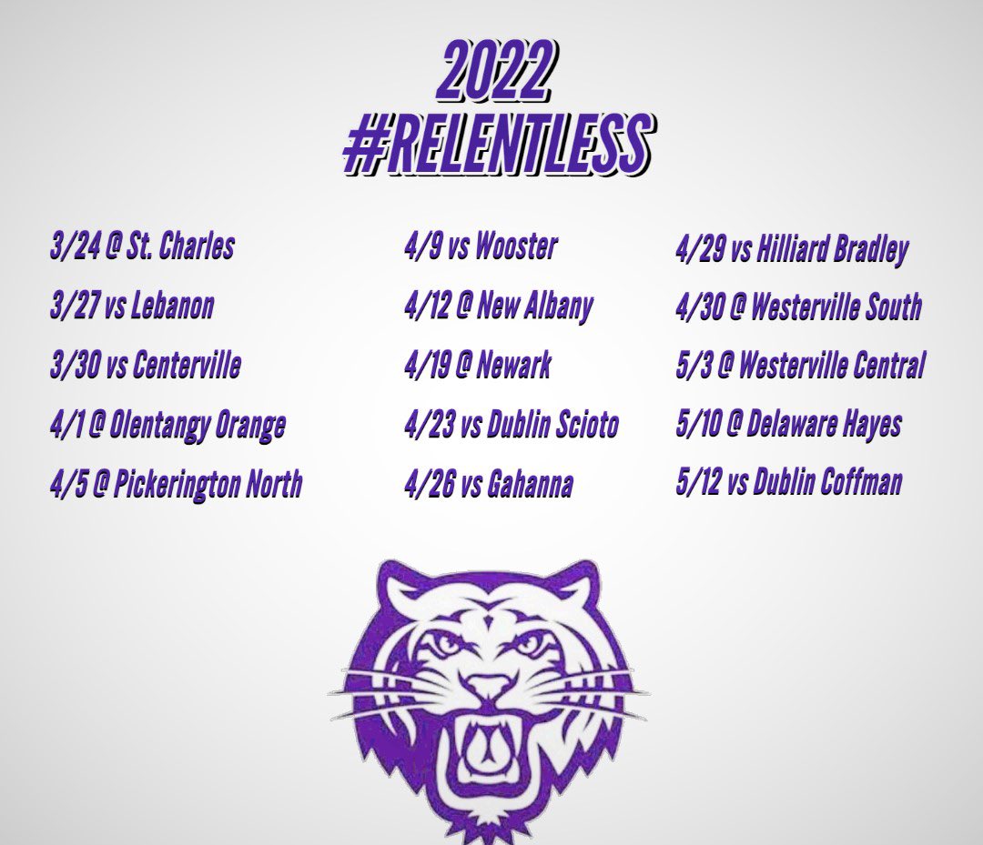 🚨2022 Schedule 🚨