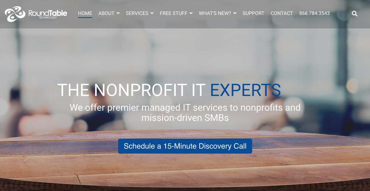 RoundTableIT's tweet image. Have you seen our brand new website?
View now -> roundtabletechnology.com
Give us feedback -> bit.ly/3rUQB0S
#TechforHumans #NonprofitIT
