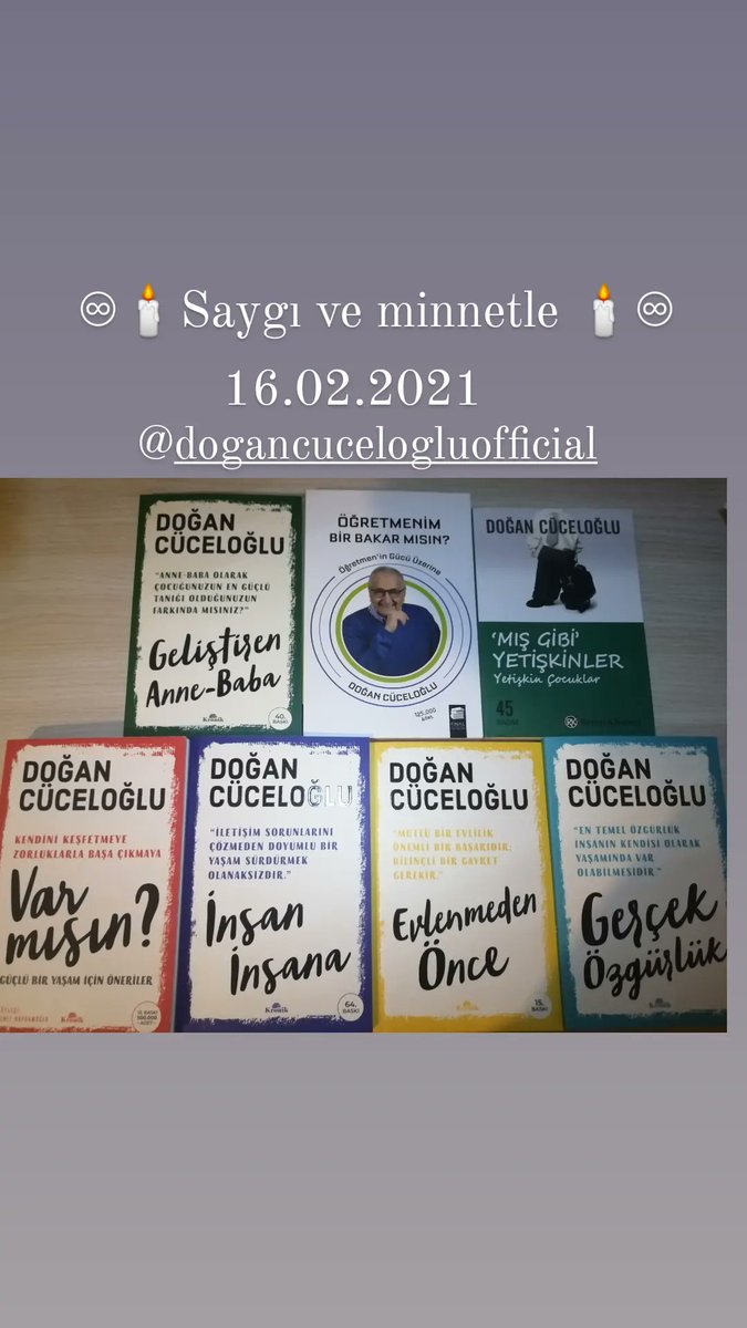 Saygı ve minnetle... 🕯♾ #DoğanCuceloğlu