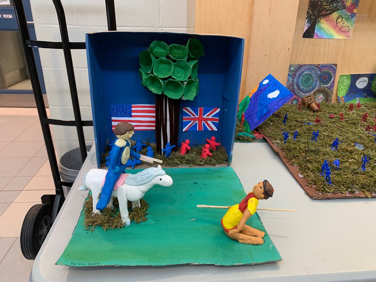 Here are some more of the Diorama Battles from Ms.B’s 7/8 Class. Great job everyone!!