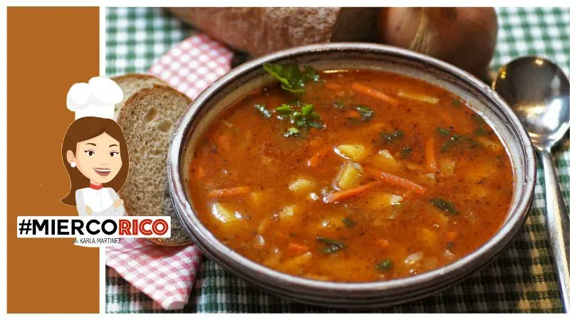 Mis amores en el #Miercorico de hoy les traje una receta italiana: Sopa Minestrone.🥘 DA CLICK AQUÍ: buff.ly/354DW2B #lasrecetasdekarla #cook #miestrone #sopaitaliana #cocinandoconkarla
