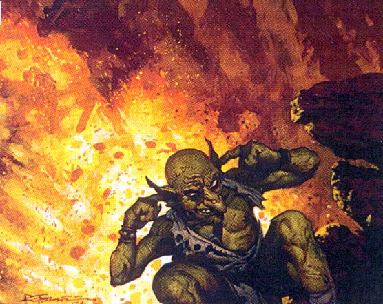 Ranaroth2's tweet photo. Christopher Moeller. Goblin Firebug. From Magic The Gathering: Legions. Most goblins leave behind a wake of destruction. A few goblins take one with them. #ChristopherMoeller #goblin #firebug #Legions #MagicTheGathering https://t.co/bDcKq03jdj