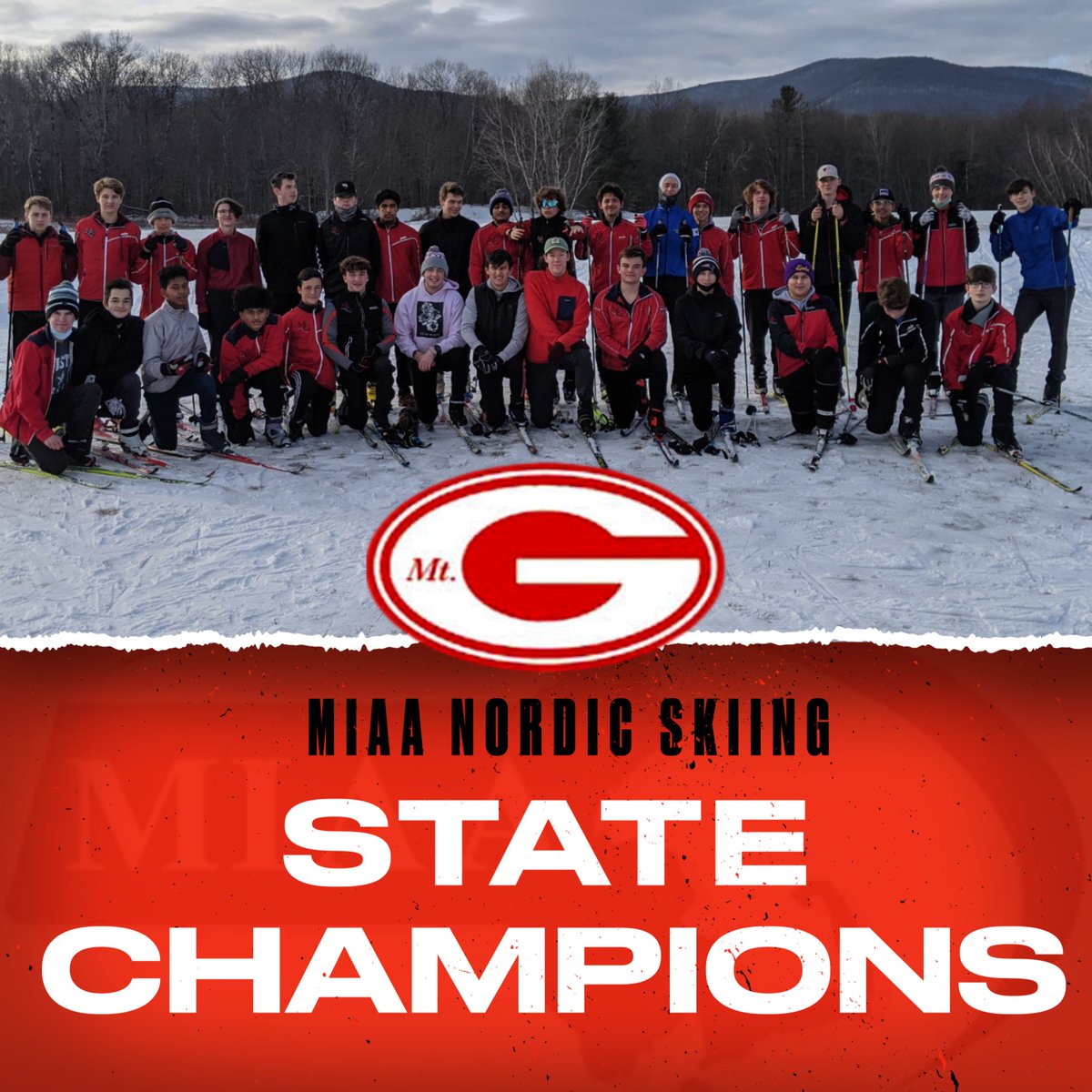 Let's Go!!!!!
Mount Greylock Boys win <a href="/MIAA033/">MIAA</a> Nordic State Championship!