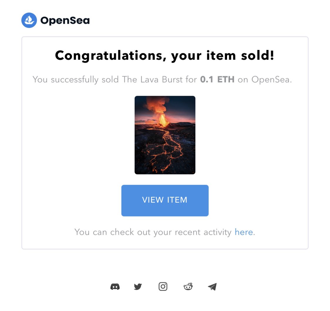 Wow! Just sold my first NFT to <a href="/SBeg2084/">§ᏂⒶᘺℕ</a> after launching my collection Under The Surface yesterday 🔥 Thanks for being my first collector 🙏🏼