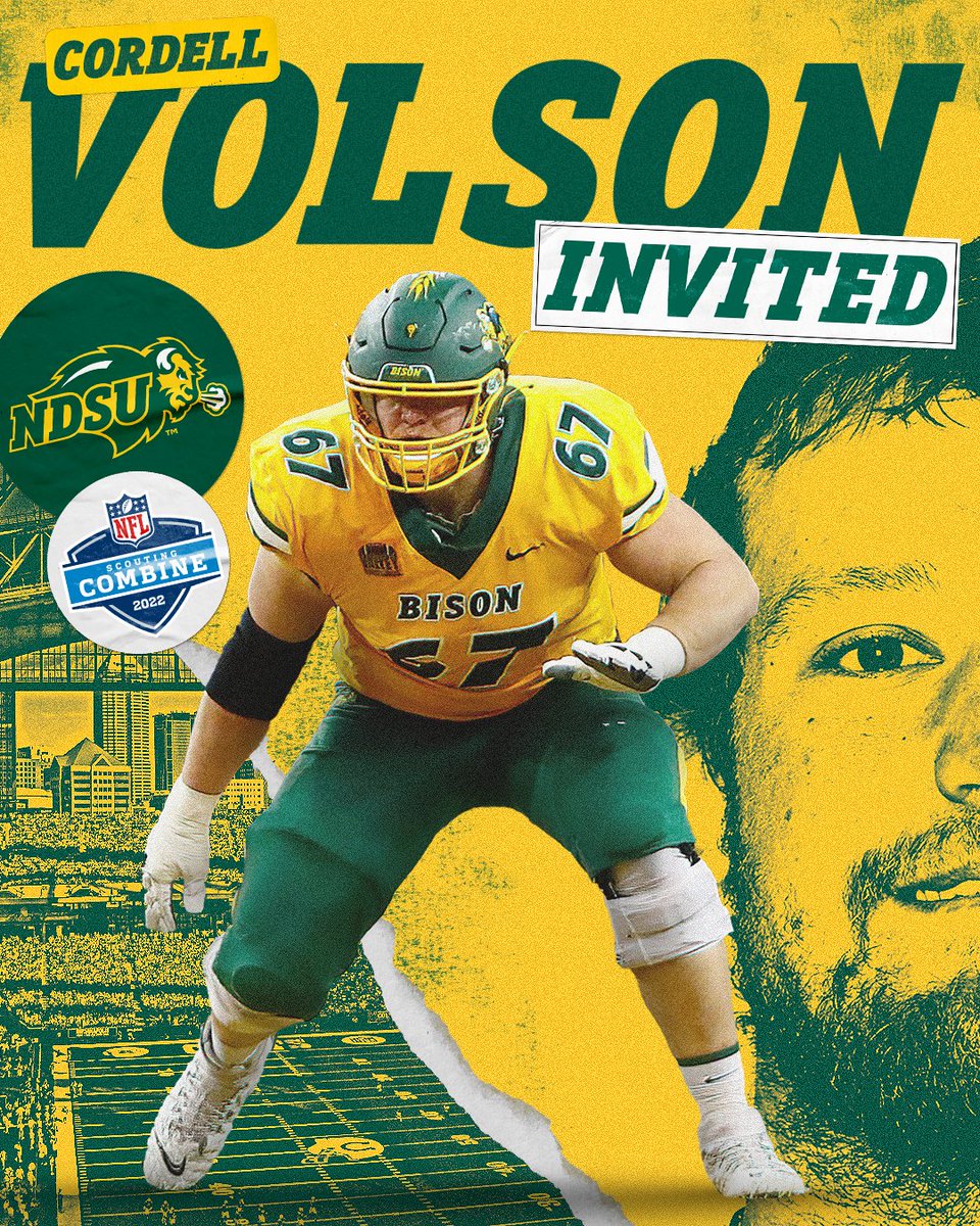 NDSU Football on Twitter: "🔜 #NFLCombine Cordell Volson OL | Balfour, ND  ▸'21 AP All-America 1st Team ▸'21 Stats Perform All-America 1st Team ▸'21  HERO Sports All-America 1st Team ▸'21 Athlon Sports