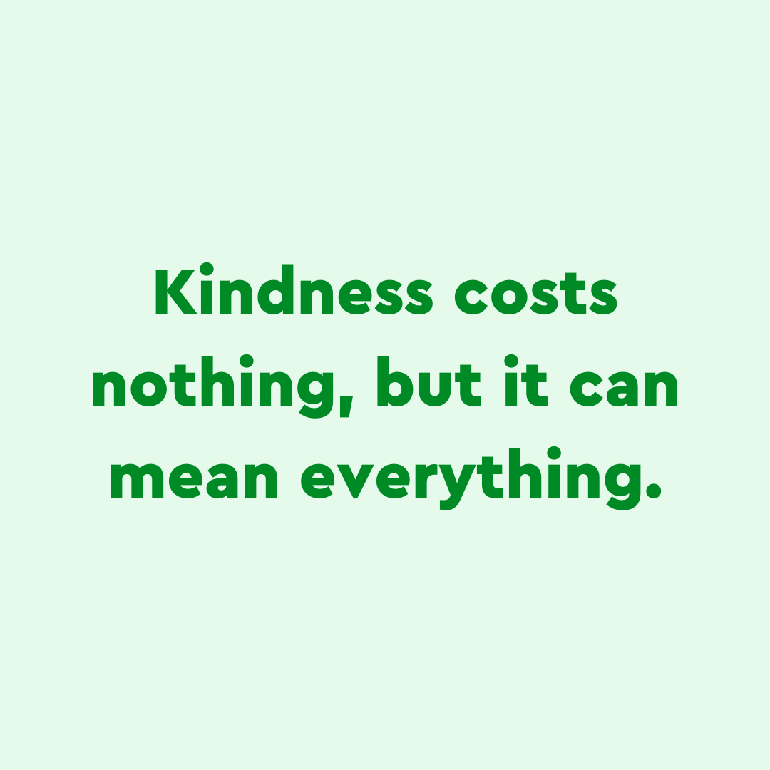 For someone affected by cancer, the smallest acts of kindness can mean a lot 💚

#RandomActsOfKindnessDay