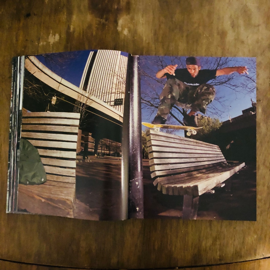 salamanderst's tweet photo. The shots in #FullBleed span 30 years, with contributions from over 40 photographers, a comprehensive overview of one of the most diverse and rich skating locations in the world, bringing together legendary skaters and iconic photographers. This book IS New York's skate history. https://t.co/avJjqjeKAJ