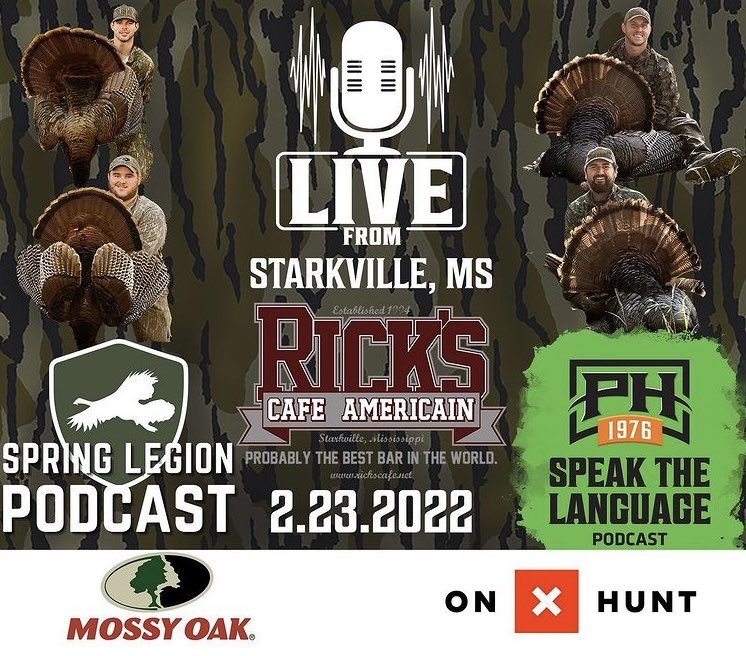 ricksstarkville's tweet image. One week from tonight! Wednesday, February 23rd First ever Primos Hunting live podcast along with @springlegion 6-8pm!