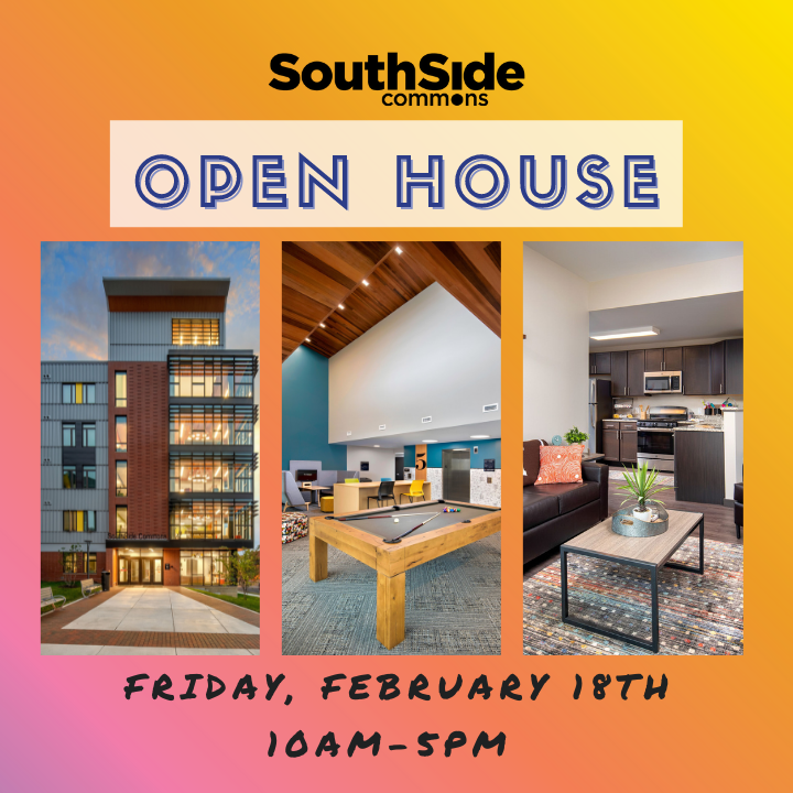 SouthSideCommon's tweet photo. 🎈OPEN HOUSE EVENT🎈 - FRIDAY 2/18 FROM 10AM to 5PM! Tours, Refreshments, Raffles, Giveaways &amp; More! https://t.co/0NReBpCYNw
