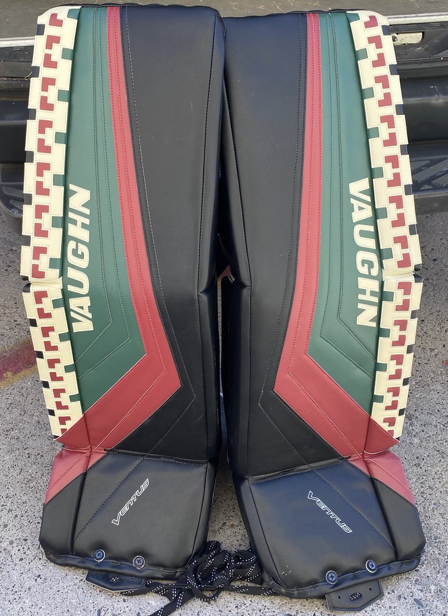 BTMhockey's tweet photo. Brand new ⁦@VaughnHockey⁩ Kuemper ⁦@ArizonaCoyotes⁩ Kachinas pads in stock at BTM Scottsdale. https://t.co/Yo6209hFBB