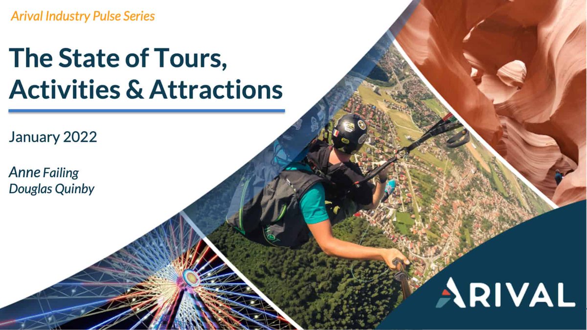 arivaltravel's tweet photo. Exclusive new #ArivalResearch has found out the state of the tours, activities, &amp; attractions industry and it's overwhelmingly optimistic. Become an Arival Insider to download this report and many others for free. #BestPartofTravel #travelandtourism https://t.co/5dXFjlTr1U https://t.co/hDW9ssK8sx