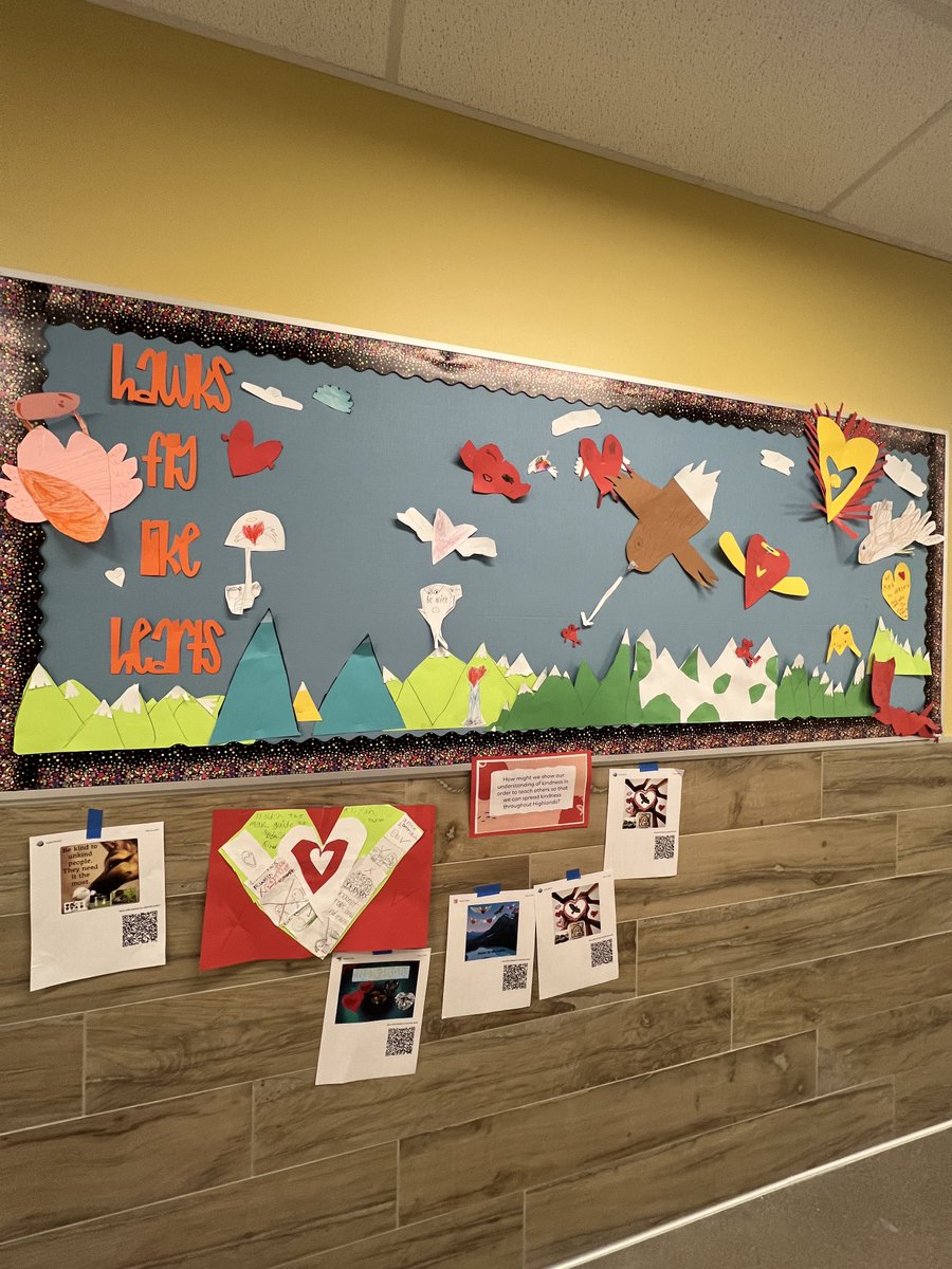RADteaches's tweet photo. Our Kindness bulletin boards are done. I am so proud of being a part of this journey with my class instead of the boss. They owned every choice. ❤️⁦@HESHawksSVVSD⁩ ⁦@lexipeterson329⁩ #SVVSDKindness https://t.co/fj5oF0SXcw