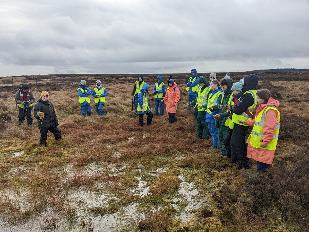 GeoConor's tweet photo. Great fun this week working with @BinevenaghLPS @UlsterWildlife @FieldCentre & students on Binevenagh Youth residential surveying/recording peat depth @AltikerraghNNR. Lots of new #fieldwork skills, peat measurements, #GIS mapping, GPS navigation & #WebGIS #GoGeo #EarthHeros 🌿😎 https://t.co/9hPtuKfbBB