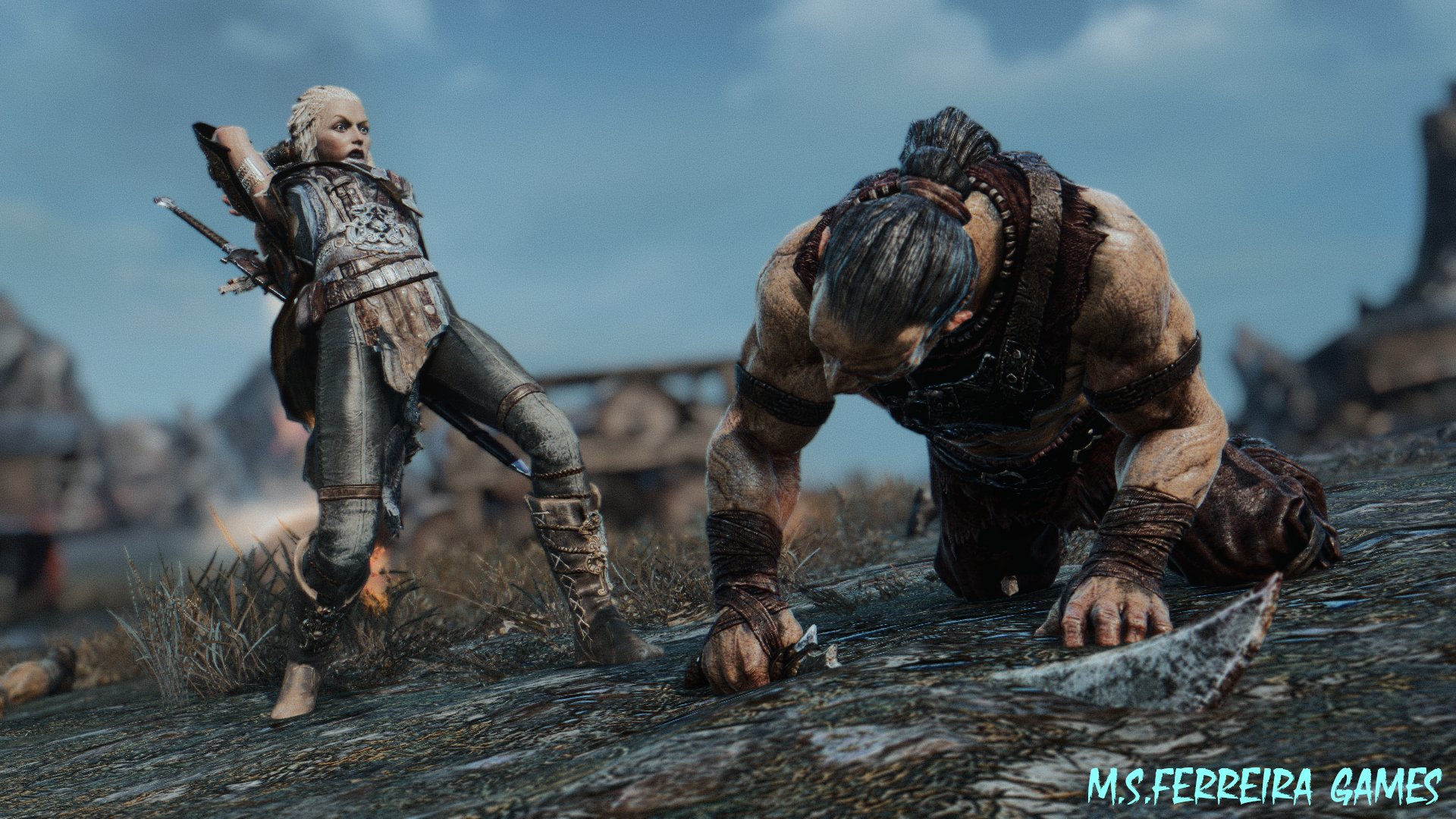 M.S.Ferreira Games on X: It's the end?: Middle-Earth: Shadow of Mordor  with ReShade of the game The Witcher 3 Modified.   / X