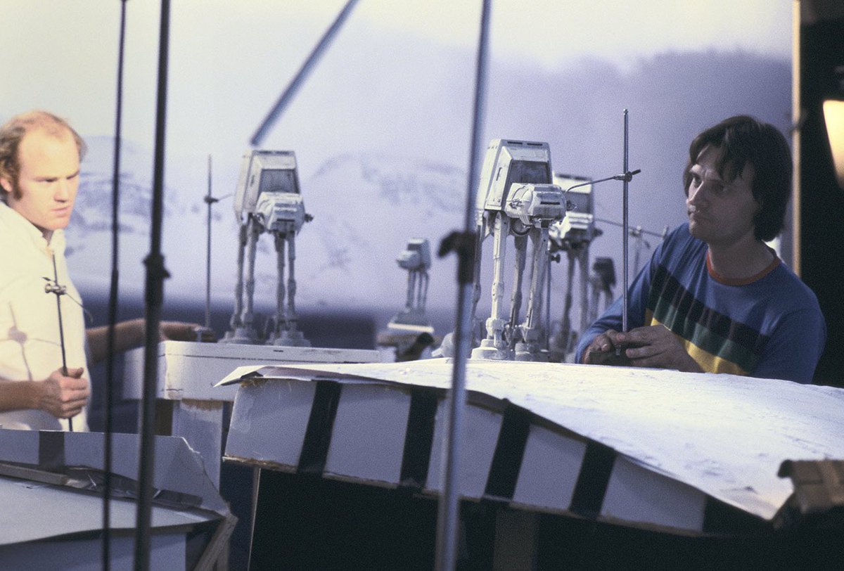 TOYASTRONAUTS's tweet photo. The making of the battle of Hoth, 1979 https://t.co/K0qL003NSQ