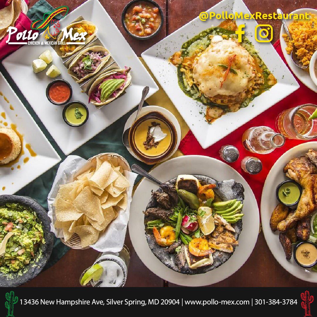 Join us today and delight yourself with our exquisite #MexicanFood 😍😋 you can also order online for #delivery at pollo-mex.com 📲 or by calling us (301) 384-3784 📞🤩
.
.
#maryland #mdeats #mdfoodie #silverspring #Colesville #mdnews #md #dmv
->instagram.com/p/CZrrTjplTeR/…