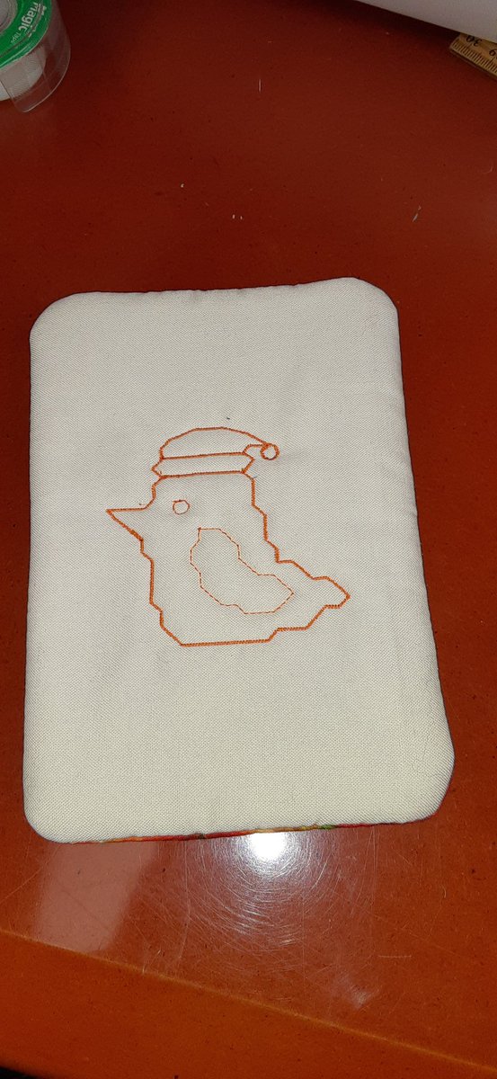 CCAVWeLab's tweet image. The first eLab mug rug! Design coded with Turtlestitch and embroidered on a Brother Machine. 

@VWeLabs @Chattajill @turtlestitch