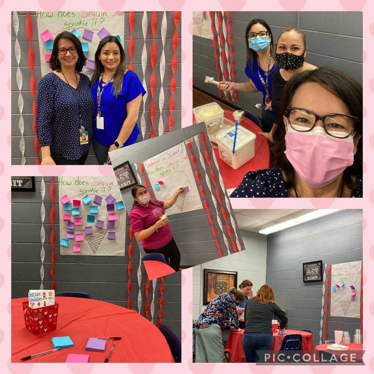 Enjoyed sprinkling a little kindness ⁦<a href="/SeguinElem/">Seguin Elementary</a>⁩ today. Thank you staff for all your hard work. Our Roadrunners are blessed to have you in their lives. 💛💚⁦<a href="/counseling_misd/">McAllen ISD Counseling Department</a>⁩
