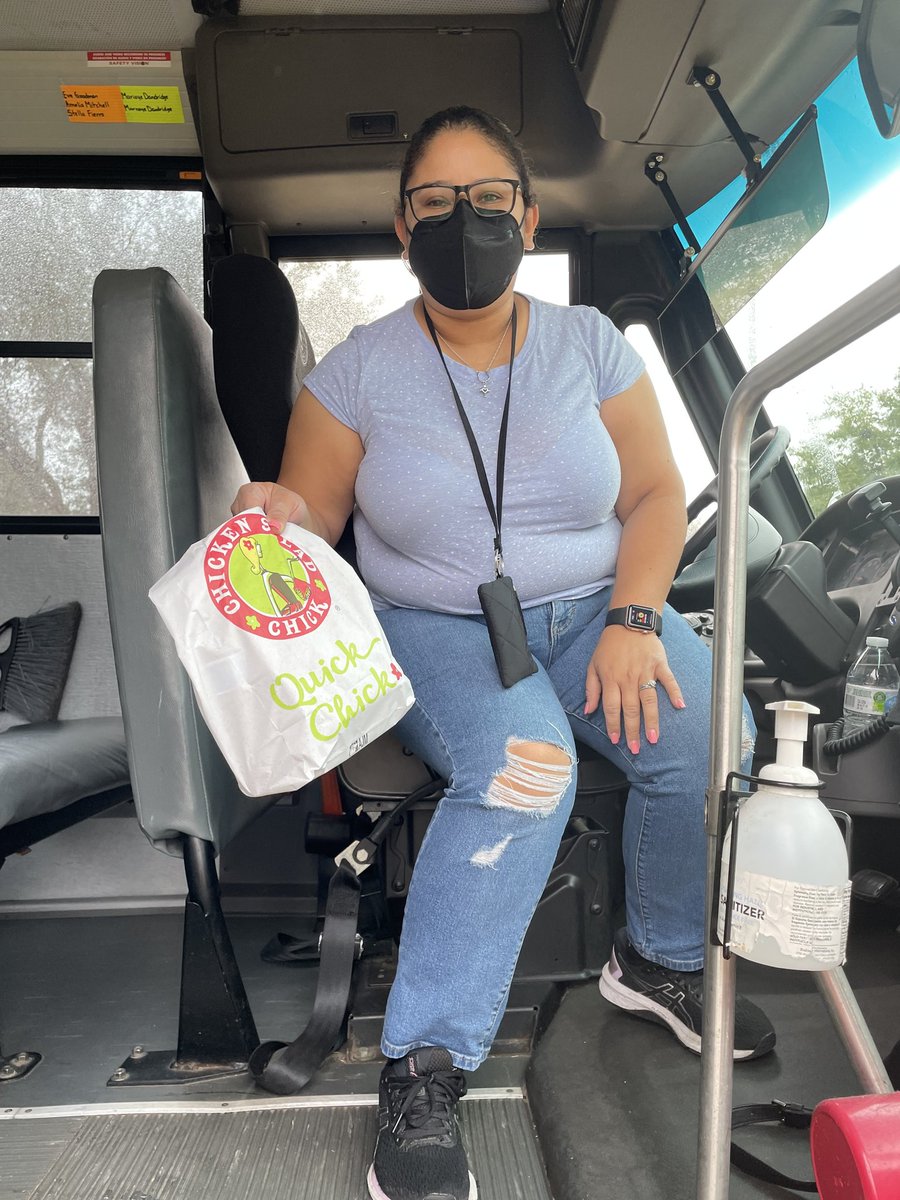 TammiWilhelm's tweet photo. @RKELions appreciates our #awesome bus drivers! Thank you @ChickenSaladChk for recognizing our bus drivers https://t.co/A4ccM19Sfy