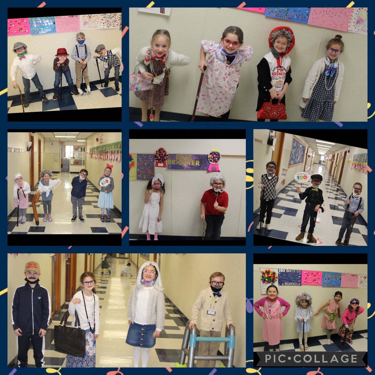 Unqua 1st graders celebrate 100 days of school!!