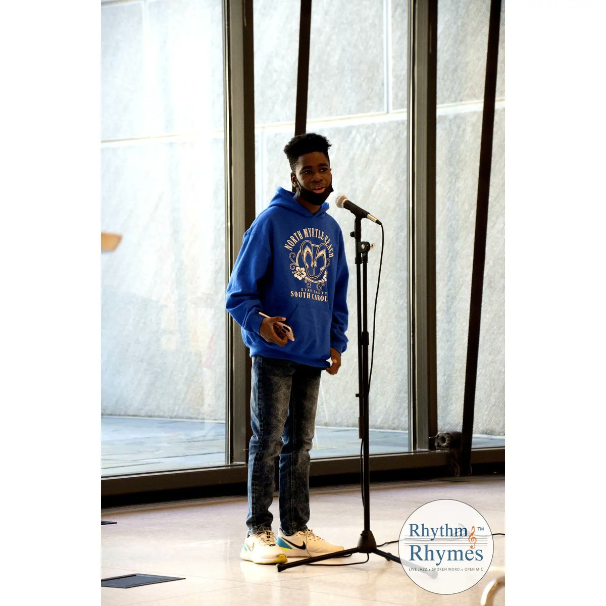 libraryoutloud's tweet photo. #Amir LIVE at #CentralLibrary during the #RHYTHMANDRHYMES #BlackHistoryMonth program featuring #openmicatthelibrary

#fulcolibrary • #LIBRARYOUTLOUD • #scribesandvibes https://t.co/jShcvxk5DE