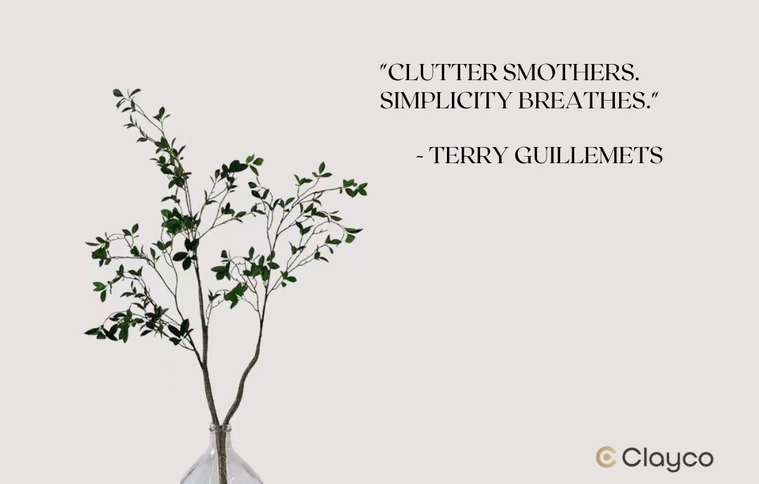 clayco_official's tweet photo. "Clutter smothers. Simplicity breathes." - Terry Guillemets
#LiveSimply #Simplicity https://t.co/YMtUsIDbsb