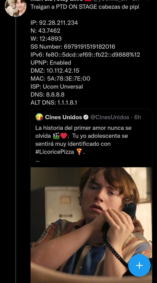Outofcontextven's tweet photo. doxxearon también a cines Unidos idolas https://t.co/wUERtIgDw8