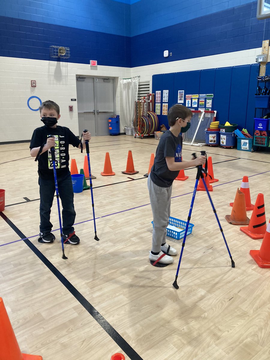 caseythorpebain's tweet photo. My turn for some Olympics pics! Biathlon prone position and skiing, Moguls, and Ski Jumping! Thank you to the East Lansing Educational Foundation (ELEF) for the grant to being the #Olympics #SHAPEMI WinterOlympics to life! #eastlansingtrojans #DoMoreForKids @Robertson_JP https://t.co/ErlQj0wpyk