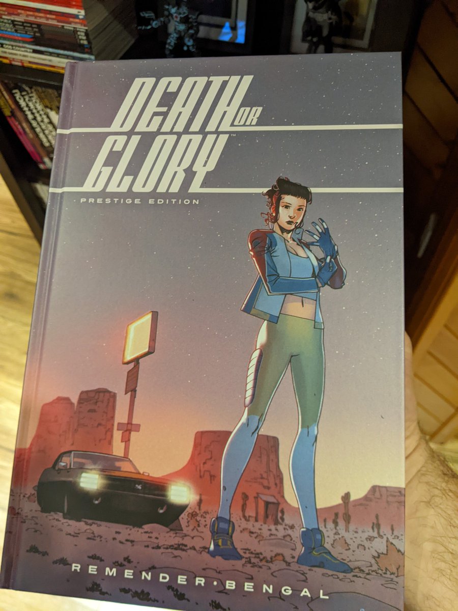 I've been holding back on reading my hardcovers from Remender to "save the best for last" but I've finally given in.
I've admitted to myself that my stack will continually be never ending and life is short. So I'm starting with my gems first from now on.