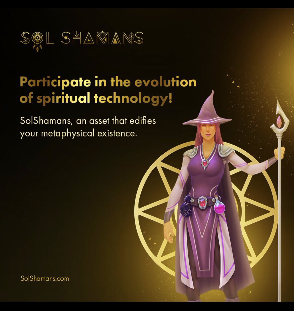AncientWisdomio's tweet photo. "Participate in the evolution of spiritual technology! #SolShamans, an asset that edifies your metaphysical existence.

Visit 🌐https://t.co/Eo7rw9VLLY to learn more."

 @teedubya @alyzesam @ozsultan @joelcomm https://t.co/niiQlleFfm