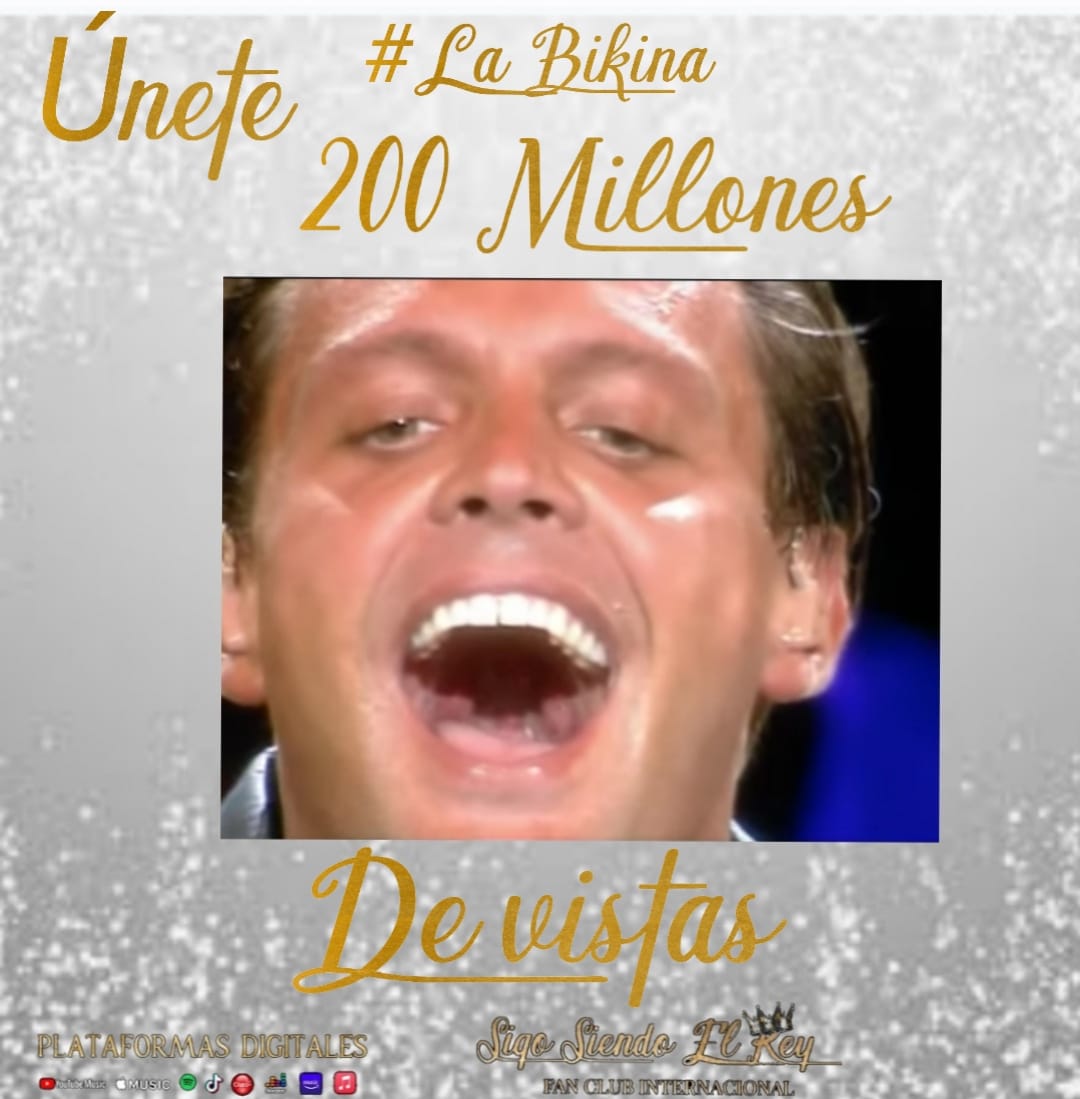 CarinaM17957597's tweet photo. Vamos acompañame unete es ahora siiii 
#LaBikina la meta llegar a los 200 Millones de Vistas
Te invito a que veas el video oficial
▶️https://t.co/yxCc8nXD3K
@LMXLM @lm_digitales https://t.co/sCoSfELuIL