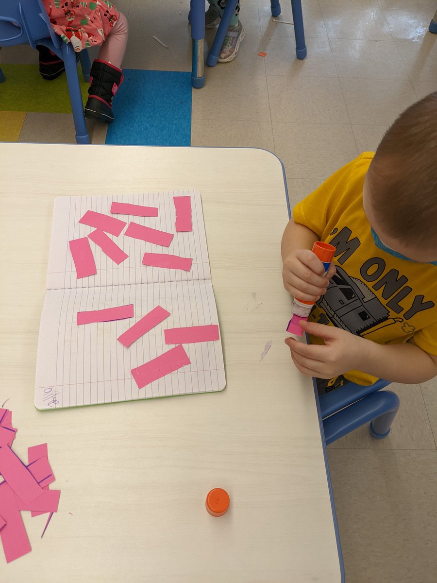 misswalter28's tweet photo. Worked hard cutting and gluing in our fine motor journals this afternoon. Loved seeing their creativity in their collages. https://t.co/89ogP85kEh
