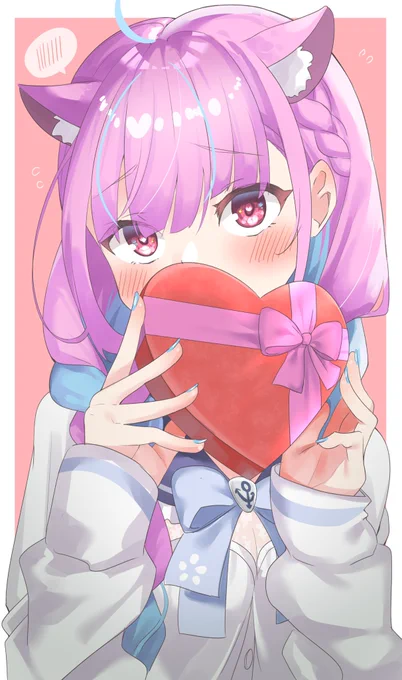 大遅刻ですがハッピーバレンタイン!
 #あくあーと 