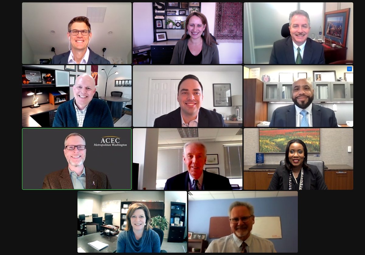 ACEC_MW's tweet photo. Thank you to all who attended our VA Transportation Virtual Event to hear the latest news in the wake of the IIJA enactment. And a special thank you to our speakers from @NVTAuthority @USDOTFHWA @VirginiaDRPT @VaDOTNOVA @ArlingtonVA!
#acecmw #transportation #funding #IIJA https://t.co/In9IBPbH1d