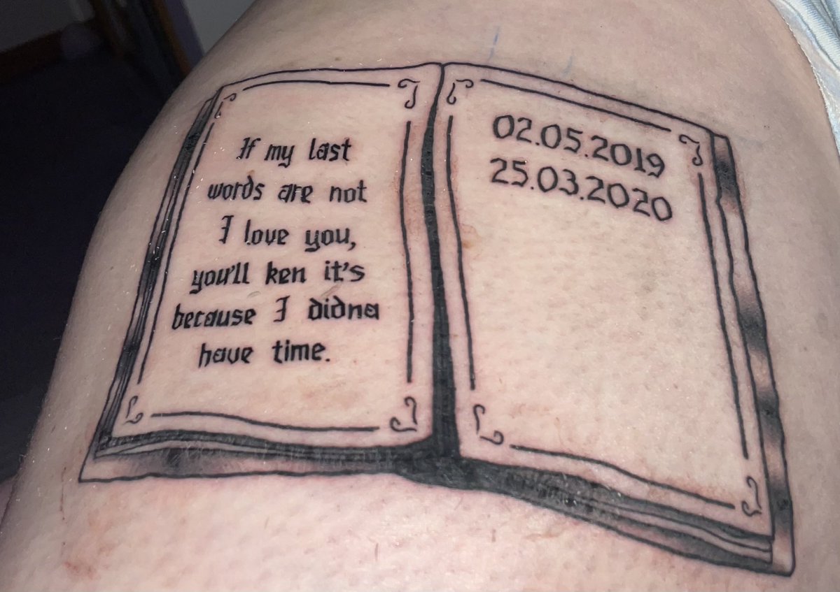 New Tattoo 🥰 #Outlander #Storybook #weddingdate #Miles’Birthday 💙📚