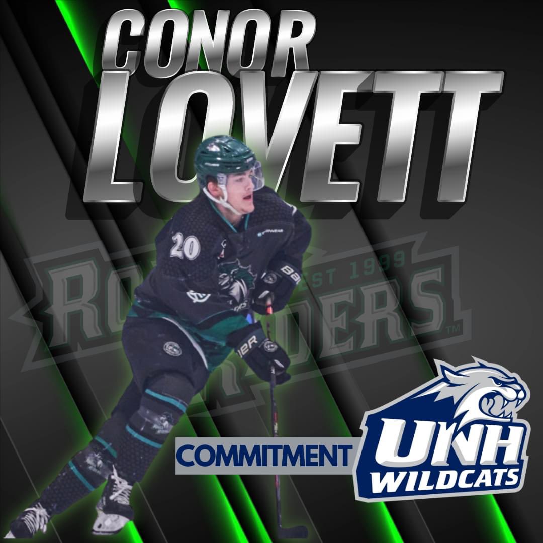 You gotta LOVETT! Congratulations Conor Lovett on your commitment to the University of New Hampshire!  <a href="/UNHMHOCKEY/">UNH Men's Hockey</a> #ushl #whosnext #wildcatshockey
