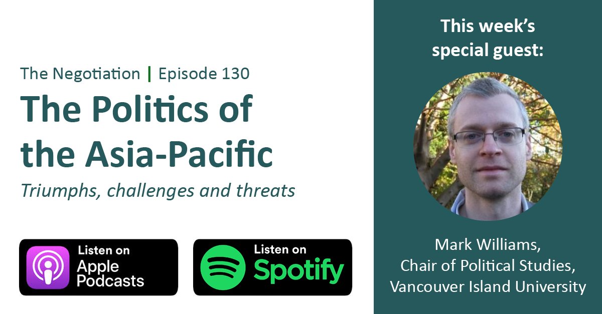 This week, we speak with Mark Williams about the politics of the Asia-Pacific. 

Listen to the episode now:
🎧 Apple: apple.co/3gP5FH1
🎧 Spotify: spoti.fi/3gRO6WS