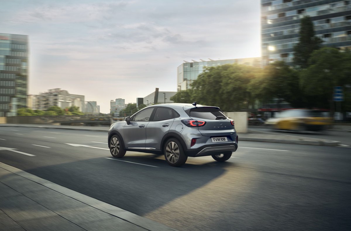 cole_marzen's tweet photo. Ford will reportedly launch a fully-electric variant of the subcompact Puma around 2024 with the current model’s FWD underpinnings. In addition, the crossover isn’t expected to be sold stateside. #Ford #PumaEV #Puma https://t.co/o9fVQTnC7H